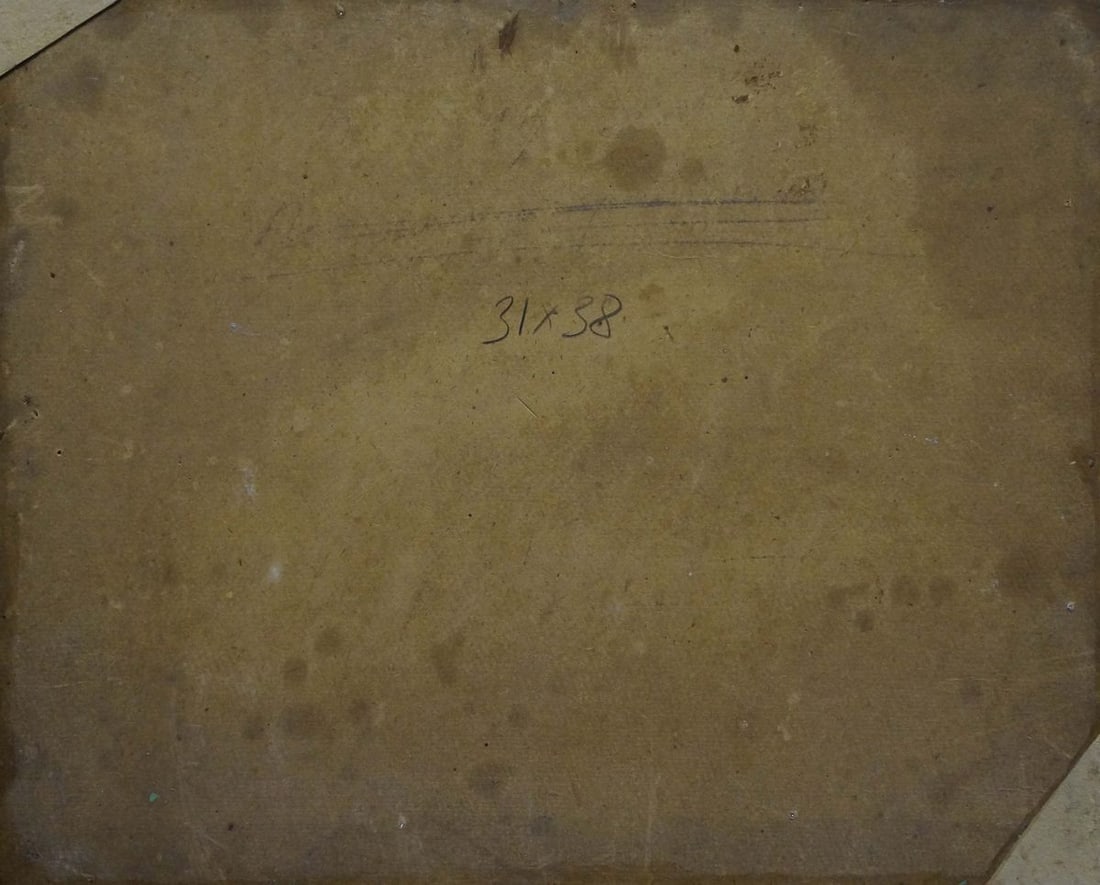 Oil painting Winter landscape - 7