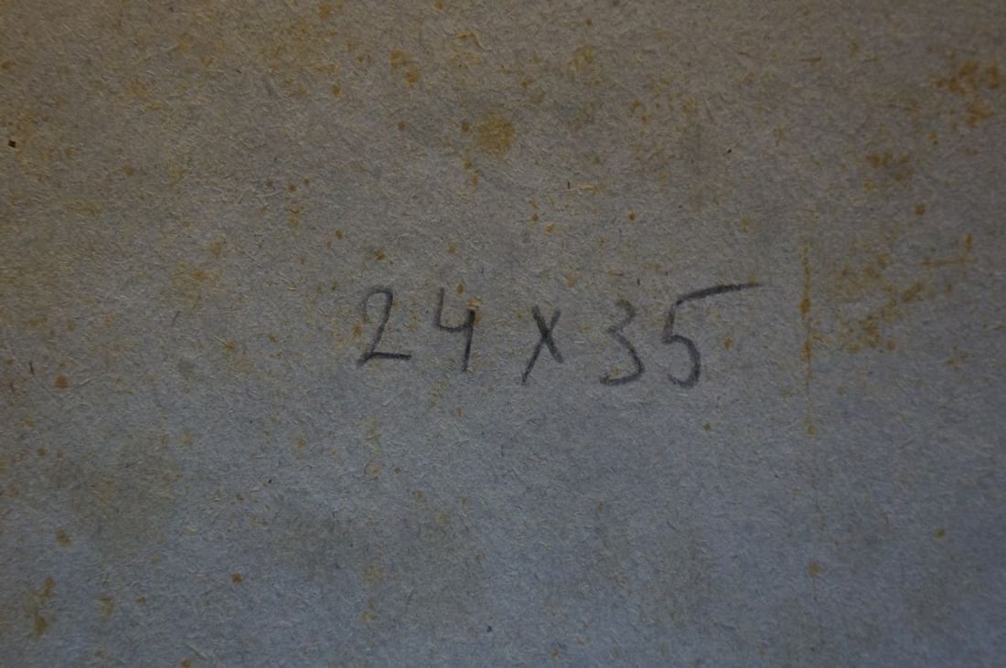 Oil painting Winter landscape - 8