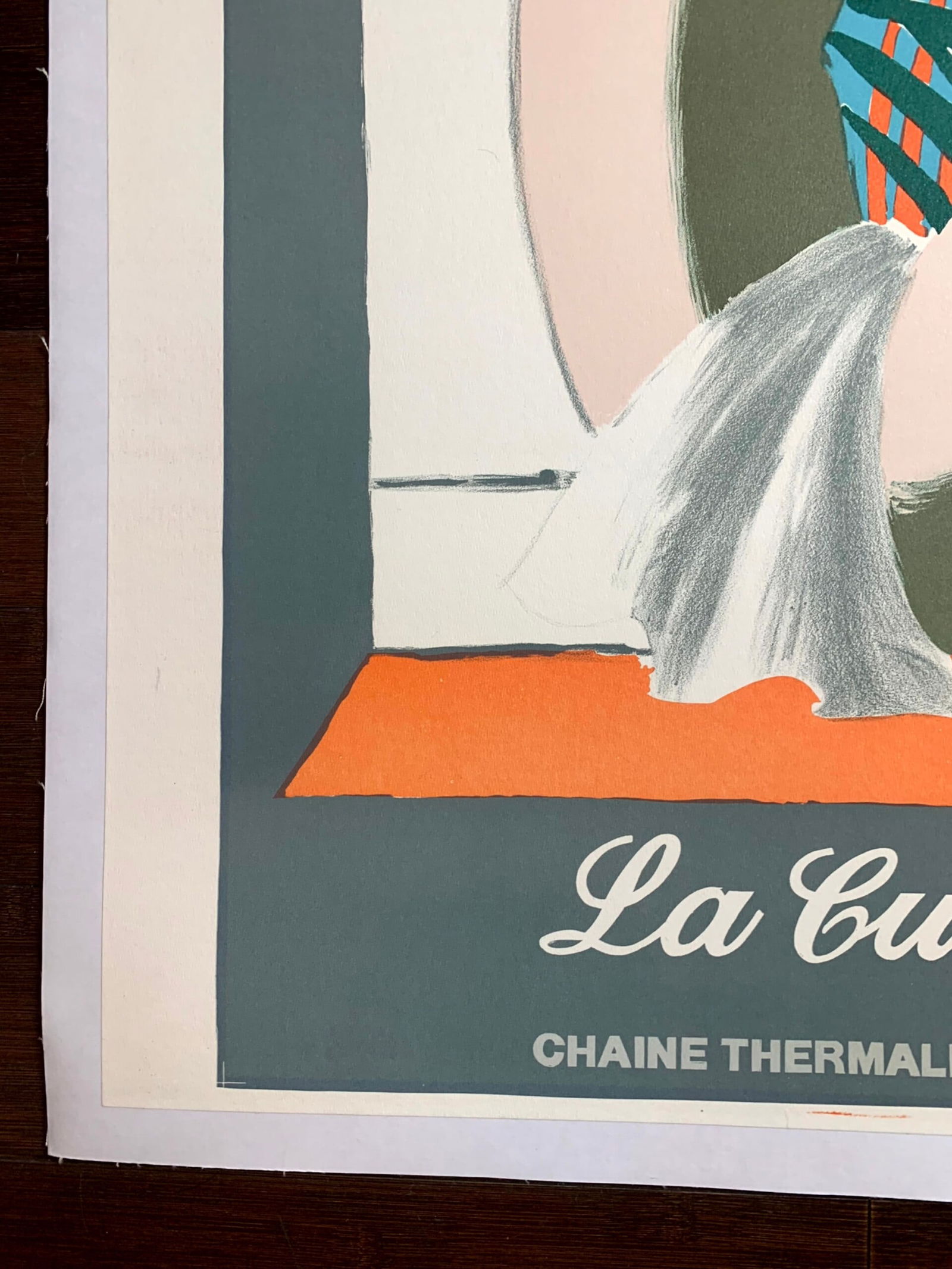 Eugenie Les Bains - Art By Villemot (1988) 27.75x39.75 French Advertising Poster LB - 3