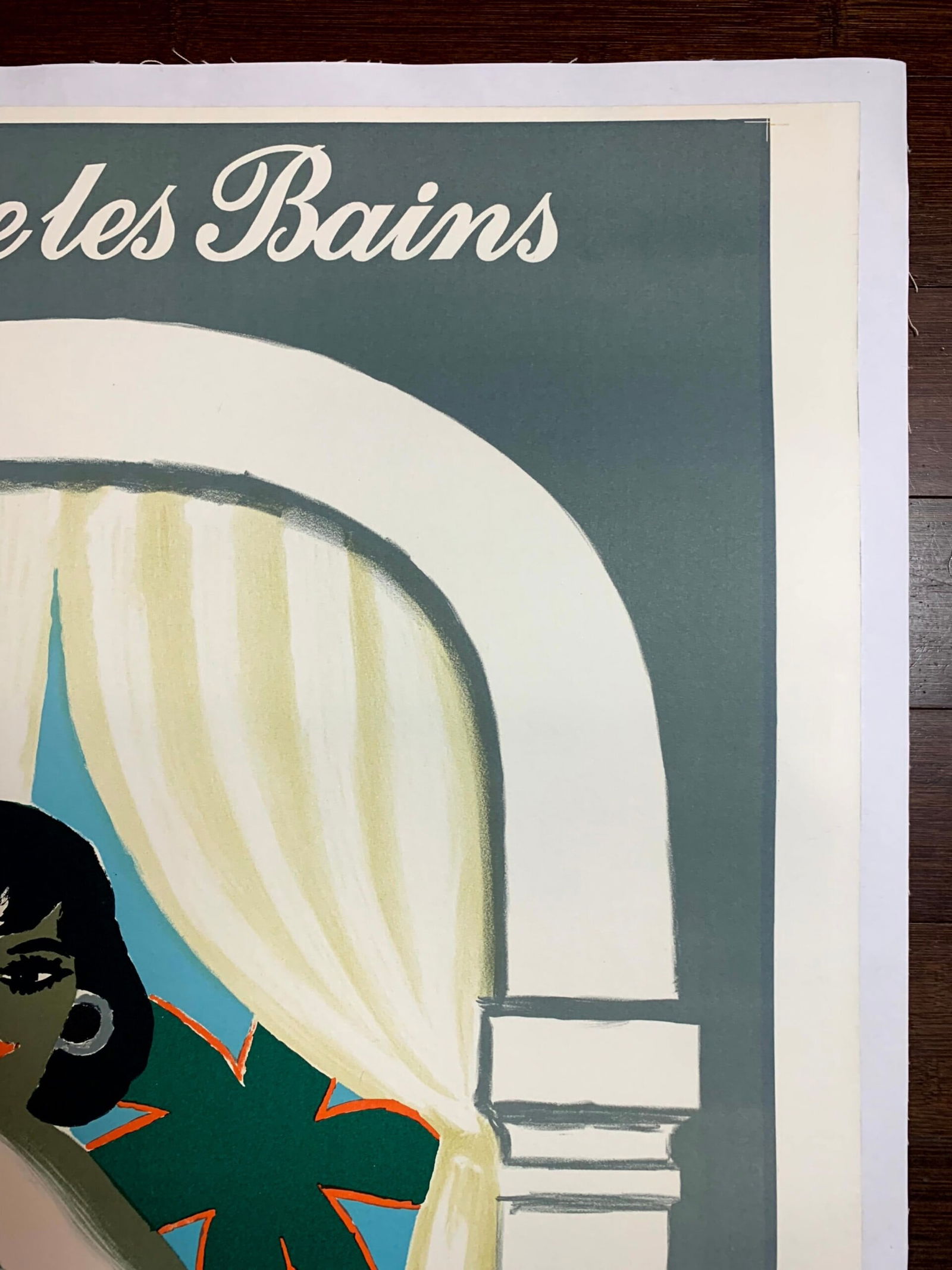Eugenie Les Bains - Art By Villemot (1988) 27.75x39.75 French Advertising Poster LB - 5