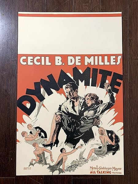 Dynamite - Cecil B. Demille (1929) US Window Card Movie Poster (1 of 6)