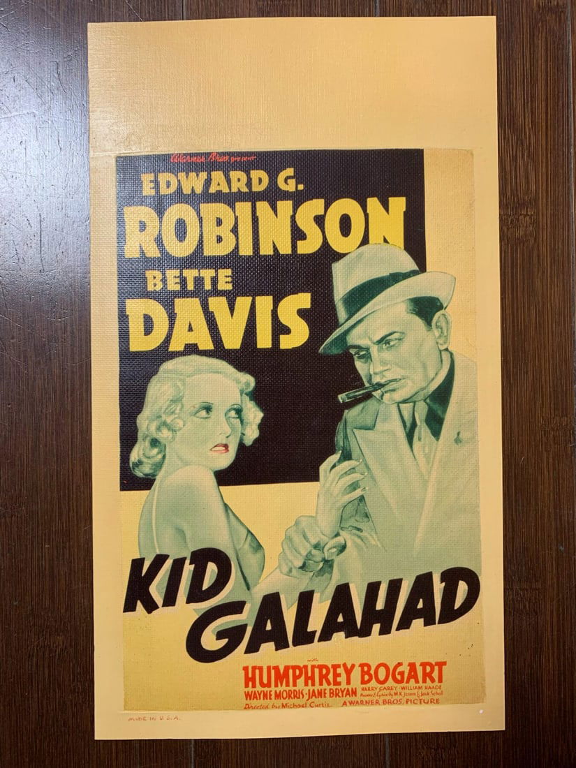Kid Galahad - Bette Davis (1937) 8x14 US Mini Window Card Movie Poster (1 of 3)