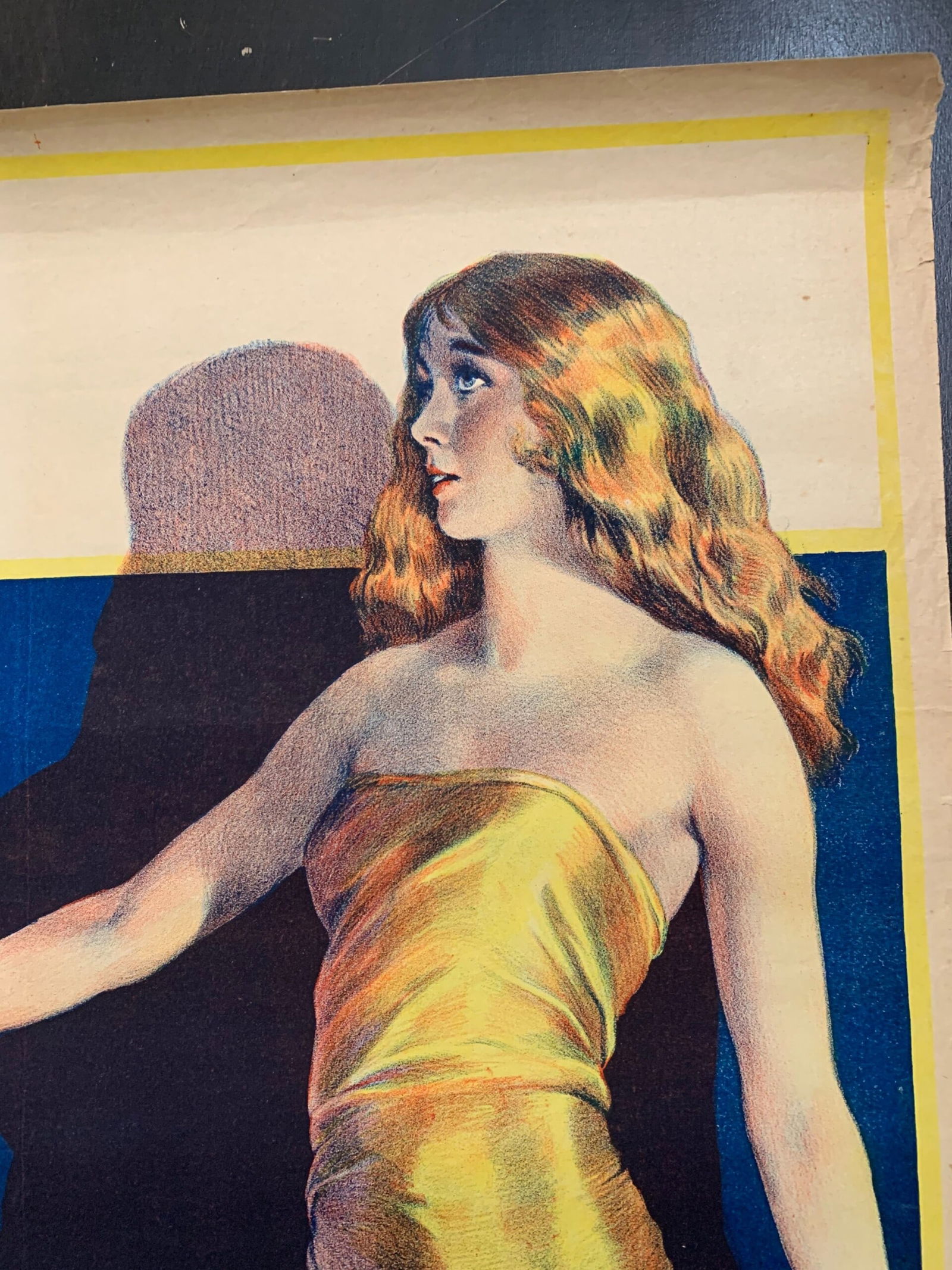 Venus Moderne - Art by Julien t’Felt (1926) 24.25x33.5 Belgian Pre-War Movie Lithograph Poster - 3