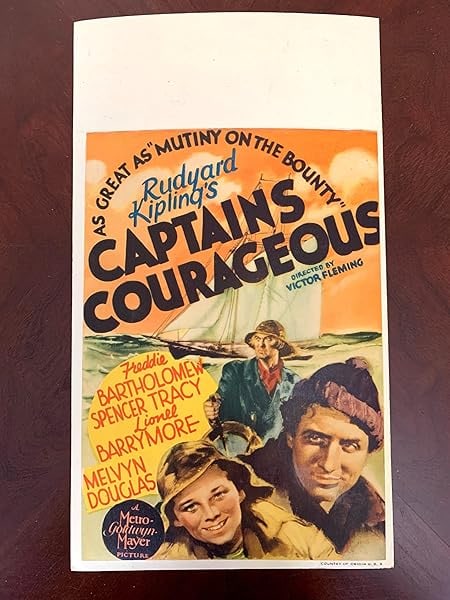 Captains Courageous (1937) US Mini Window Card Movie Poster (1 of 1)
