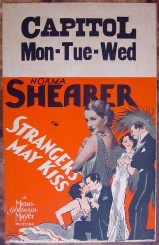 Strangers May Kiss - Norma Shearer (1931) US Window Card Movie Poster (1 of 1)