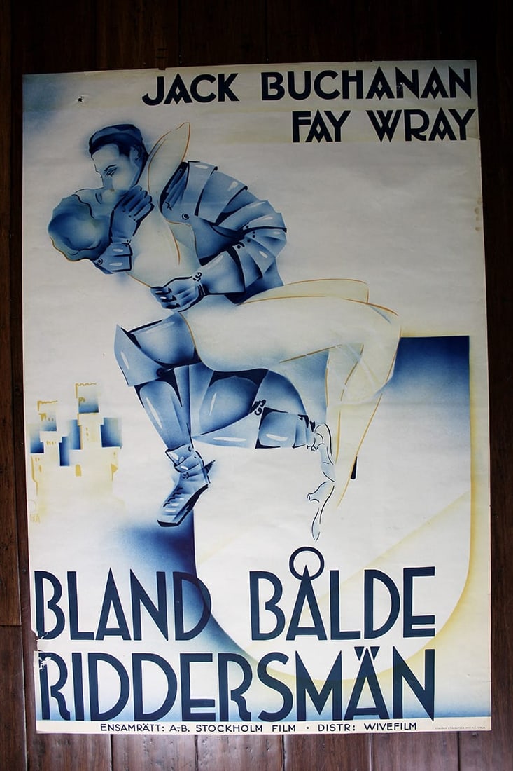 When Knights Were Bold (1936) 27x39.25 Swedish Movie Poster (1 of 2)