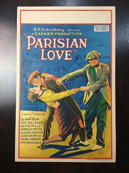 Parisian Love - Clara Bow (1925) US Window Card Movie Poster (1 of 3)