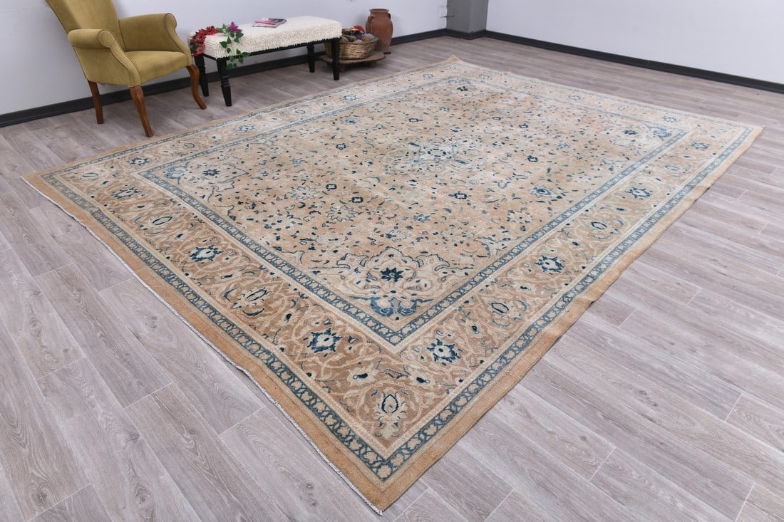 9'10'' x 13'1'' Unique Handmade Vintage Rug - 242593 - 2