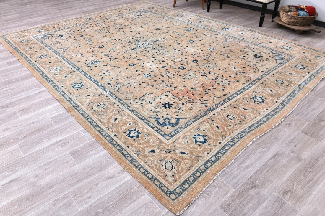 9'10'' x 13'1'' Unique Handmade Vintage Rug - 242593 - 4