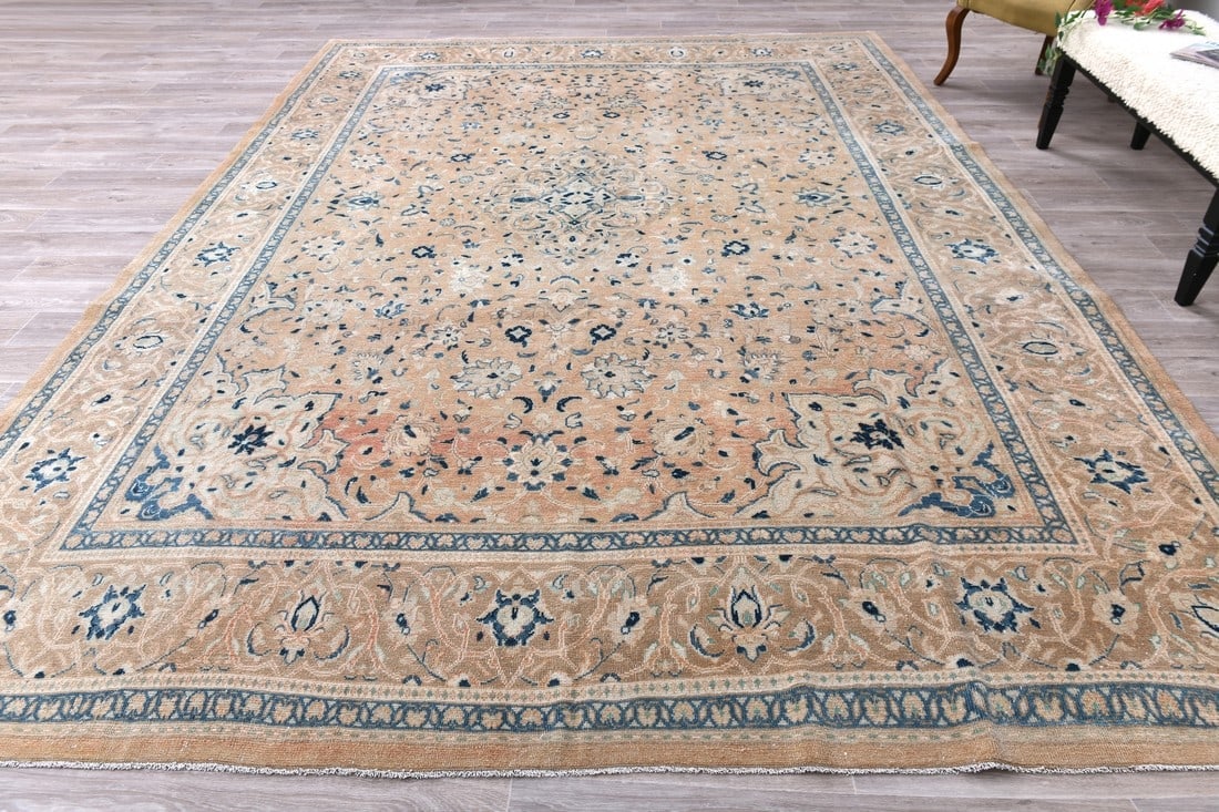 9'10'' x 13'1'' Unique Handmade Vintage Rug - 242593 - 5