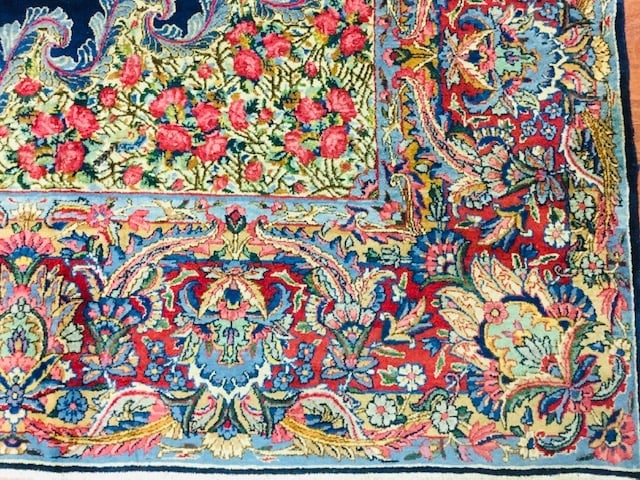 Antique Persian Ravar Kerman-1836 - 4