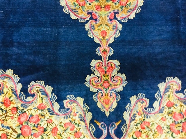 Antique Persian Ravar Kerman-1836 - 8