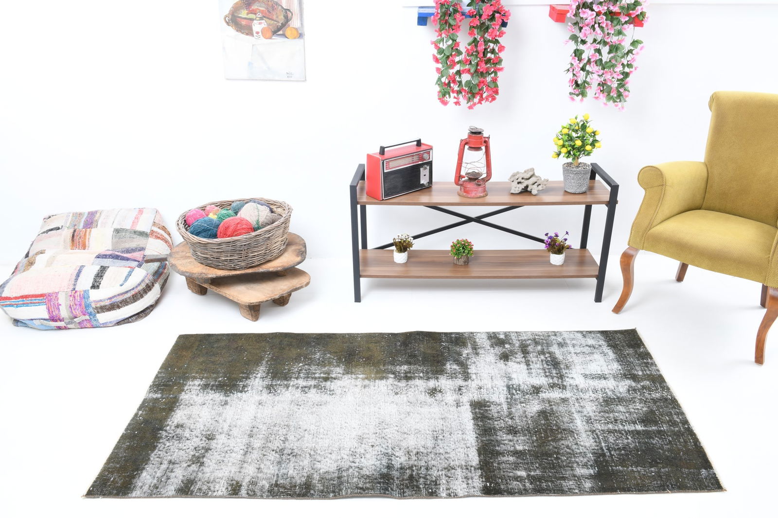 3'1'' x 6'9'' Turkish Vintage Runner Rug - 7218 - 2