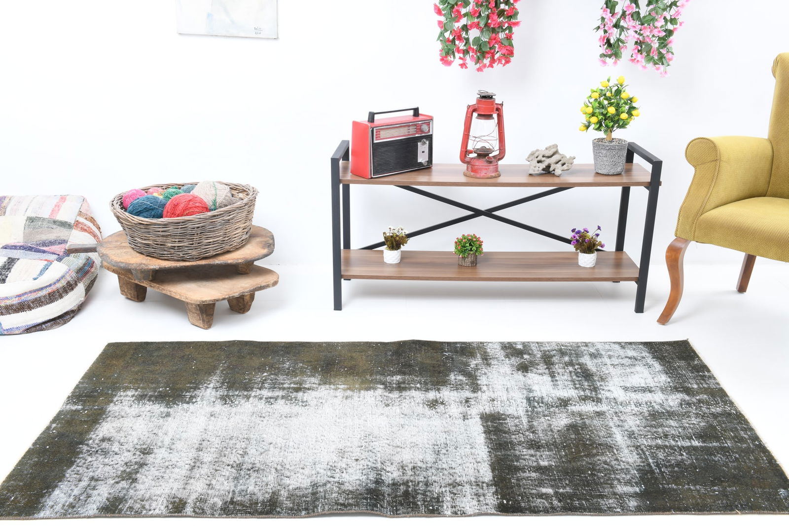 3'1'' x 6'9'' Turkish Vintage Runner Rug - 7218 - 3