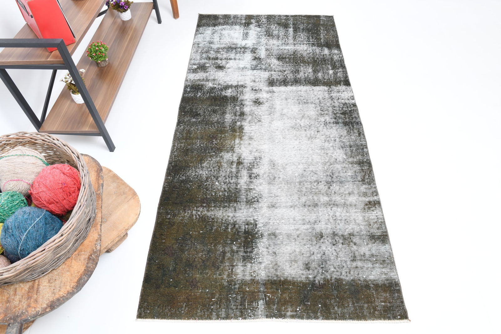 3'1'' x 6'9'' Turkish Vintage Runner Rug - 7218 - 5