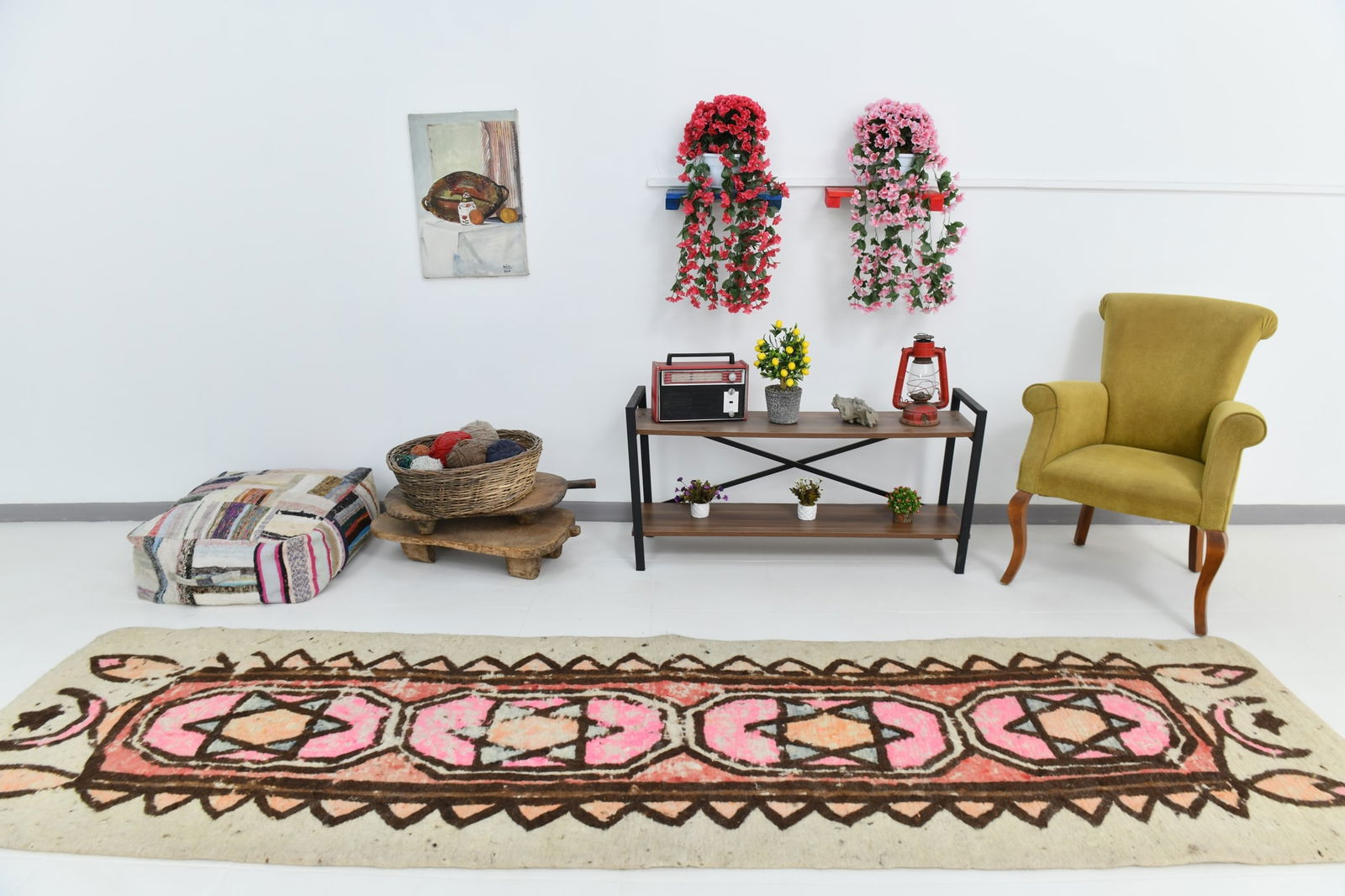 3'2'' x 11'5'' Turkish Vintage Runner Rug - 23053 - 6