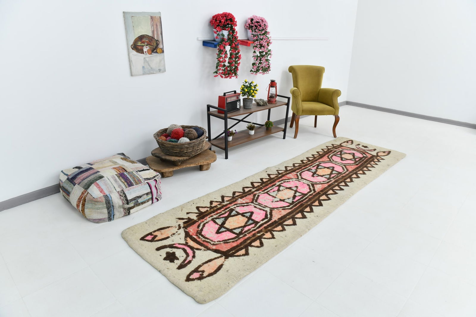 3'2'' x 11'5'' Turkish Vintage Runner Rug - 23053 - 7