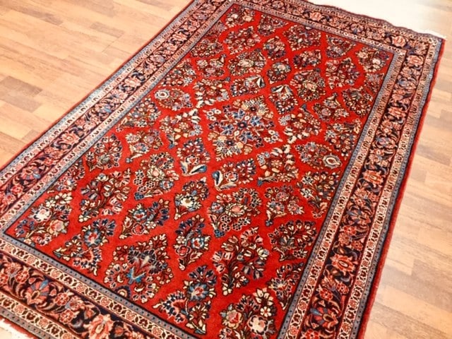 Vintage Persian Sarouk rug-437 - 2