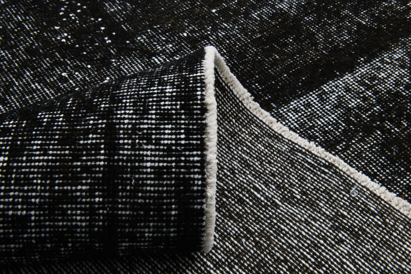 6'7'' x 9'3'' Handmade Vintage Wool Rug - 21167 - 18