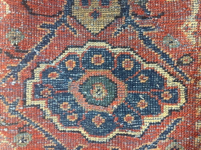 Antique Persian Mahal Rug-5247 - 8