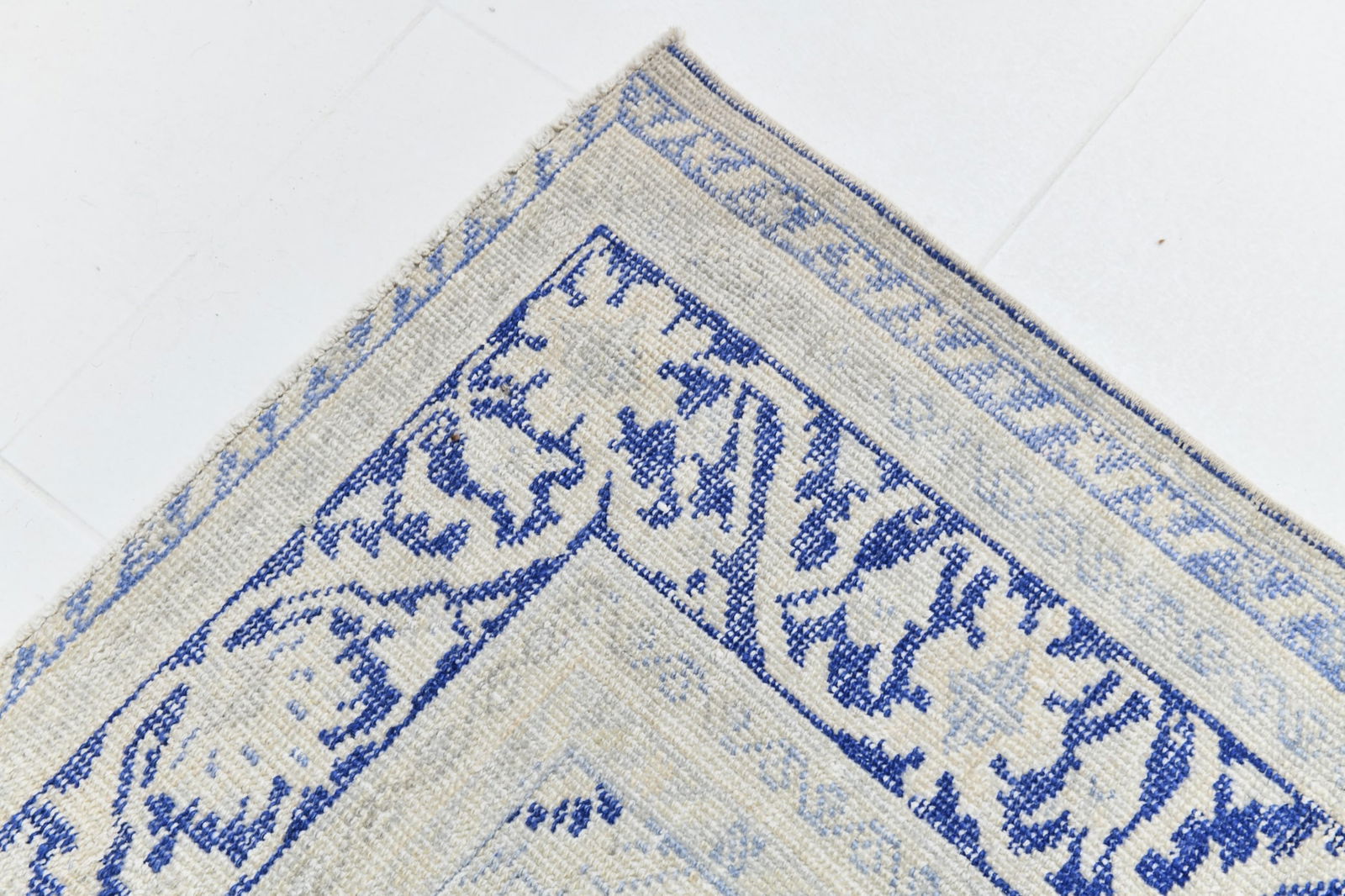 8'7'' x 12'8'' Handmade Vintage Wool Rug - 18606 - 15