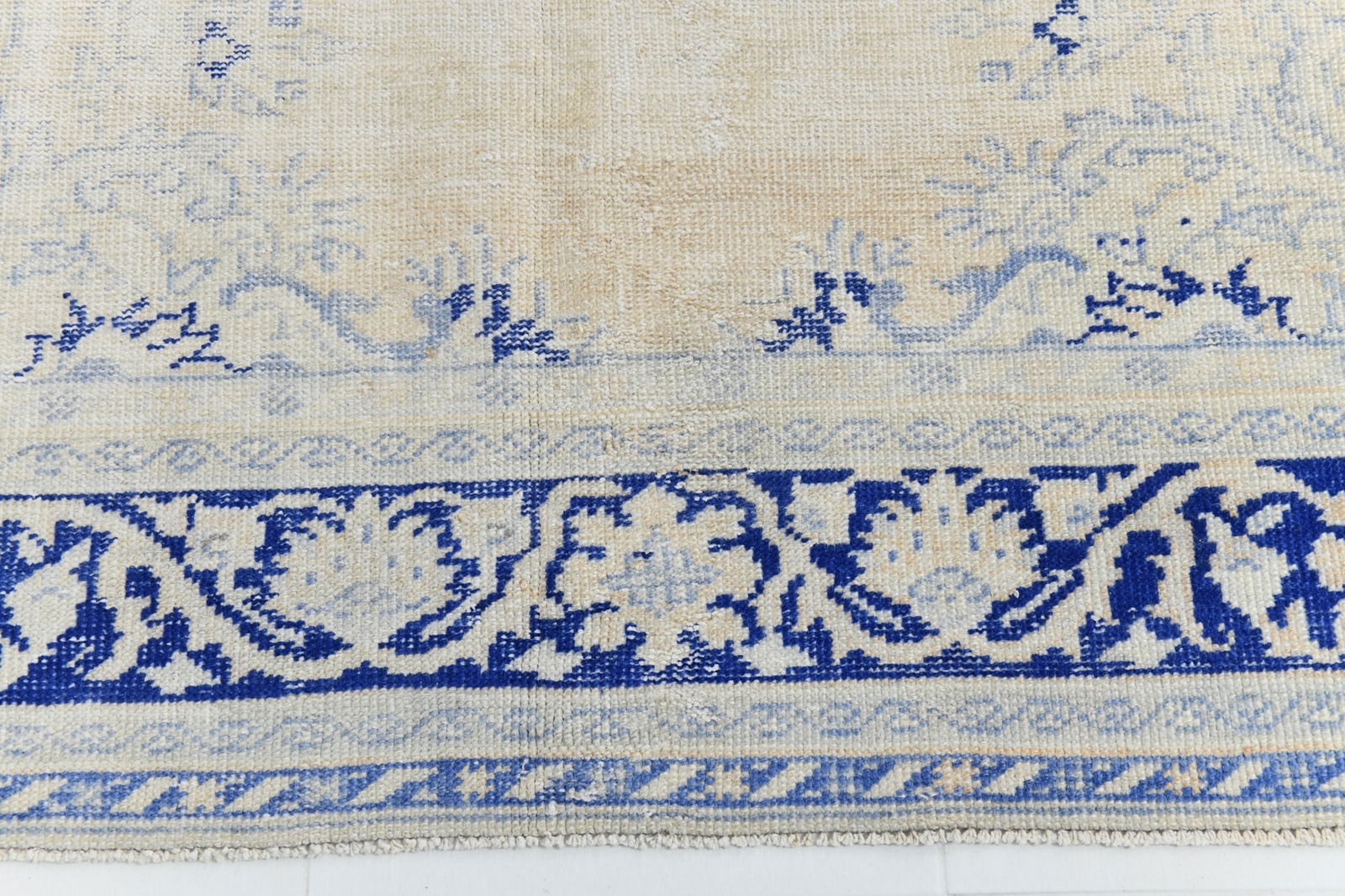 8'7'' x 12'8'' Handmade Vintage Wool Rug - 18606 - 17