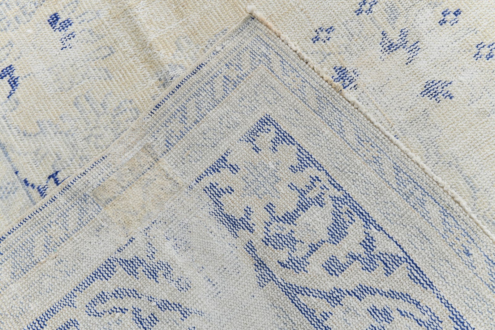 8'7'' x 12'8'' Handmade Vintage Wool Rug - 18606 - 19