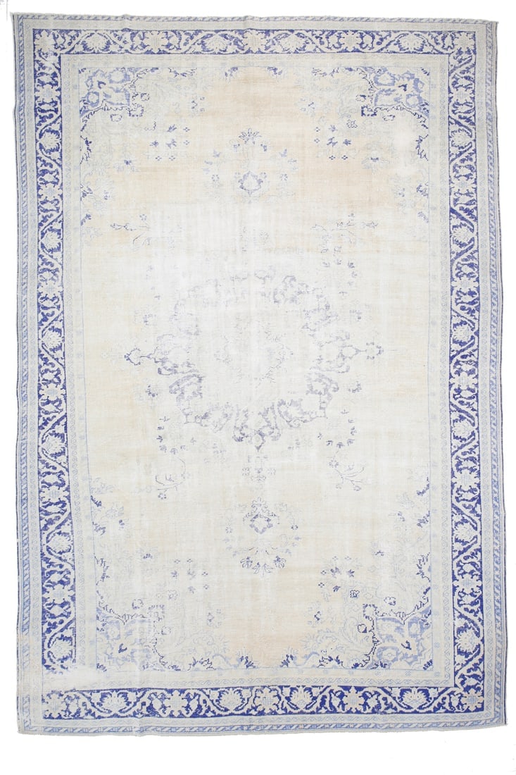 8'7'' x 12'8'' Handmade Vintage Wool Rug - 18606 (1 of 20)