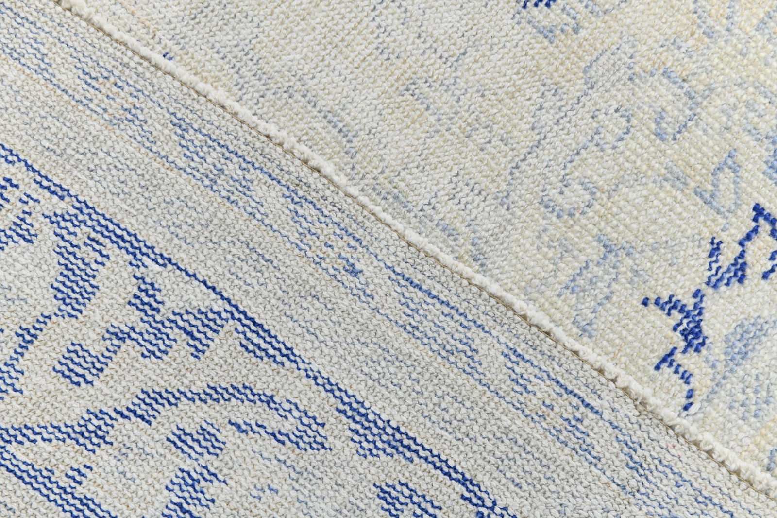 8'7'' x 12'8'' Handmade Vintage Wool Rug - 18606 - 20