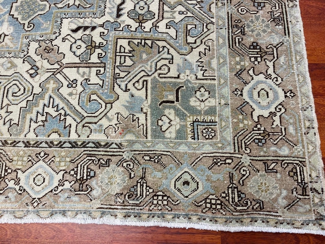 Antique Persian Heriz Rug-4952 - 4