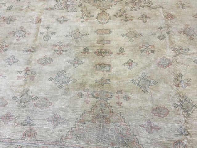 Antique Turkish Ushak rug-2475 - 8