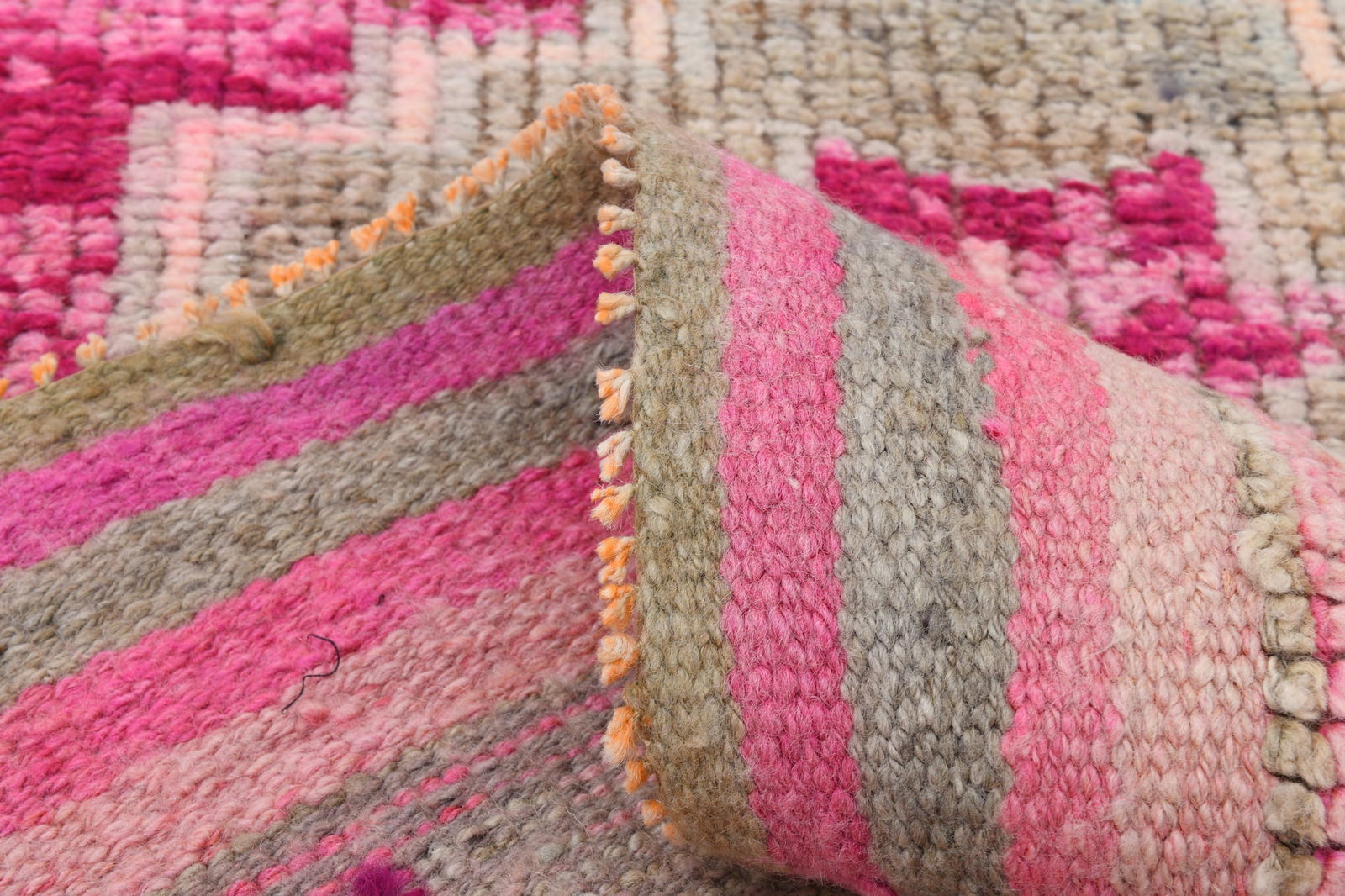 3'1'' x 11'4'' Vintage Wool Runner Rug - 18163 - 18