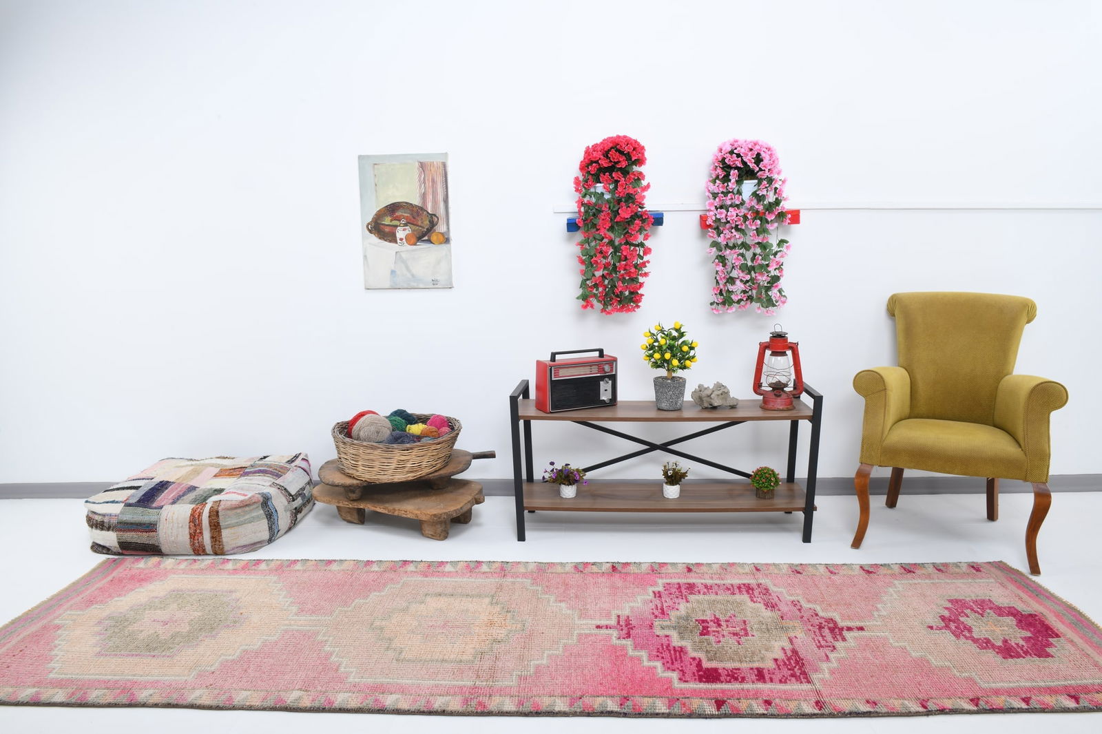 3'1'' x 11'4'' Vintage Wool Runner Rug - 18163 - 2