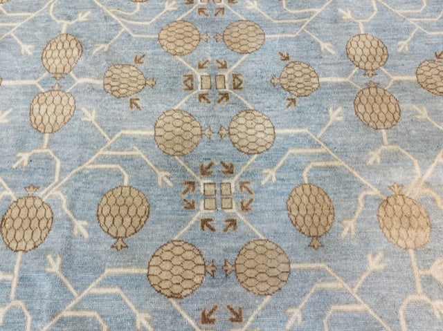 Vintage Afghany Khotan Design Rug-5284 - 5