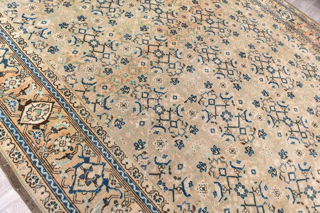 9'9'' x 13'0'' Unique Handmade Vintage Rug - 242583 - 4