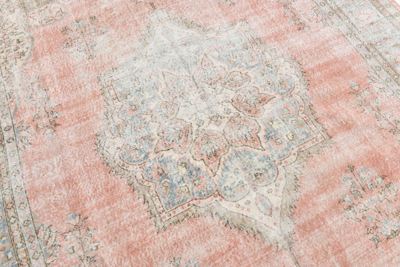 9'3'' x 12'9'' Vintage Wool Runner Rug - 22112 - 10