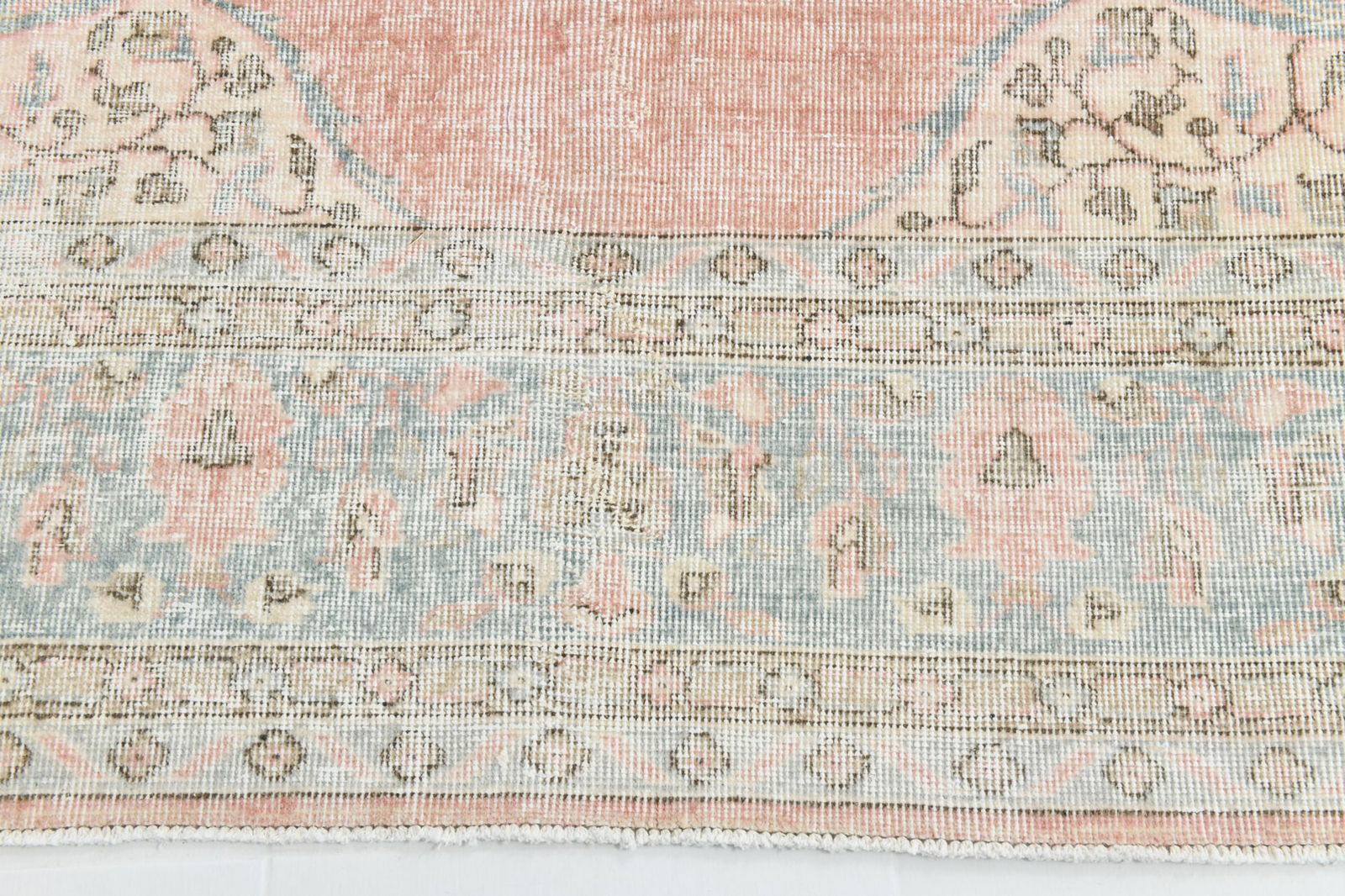 9'3'' x 12'9'' Vintage Wool Runner Rug - 22112 - 17