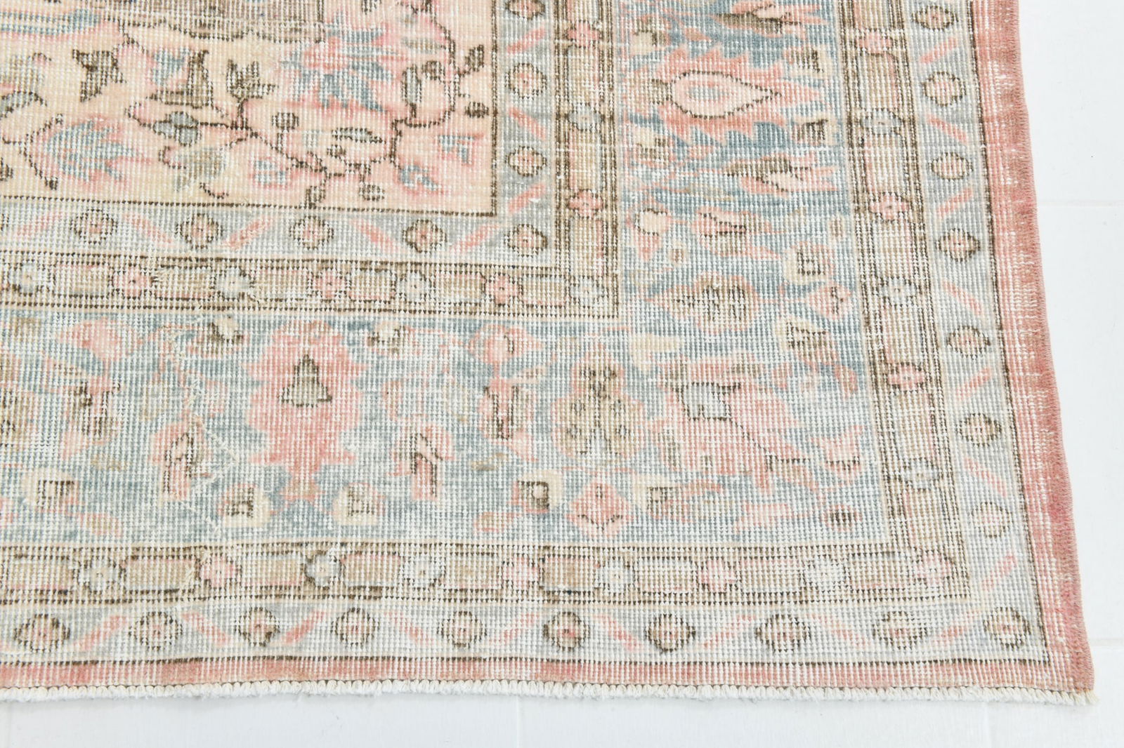 9'3'' x 12'9'' Vintage Wool Runner Rug - 22112 - 18