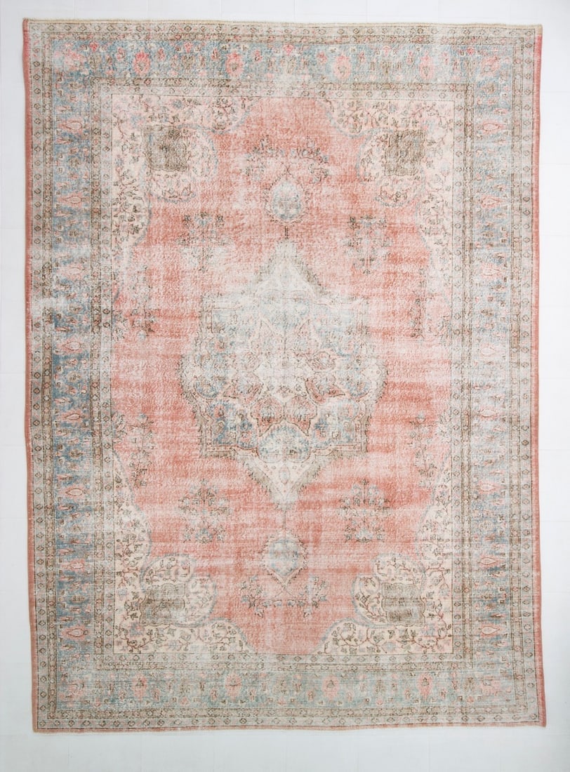 9'3'' x 12'9'' Vintage Wool Runner Rug - 22112 (1 of 20)