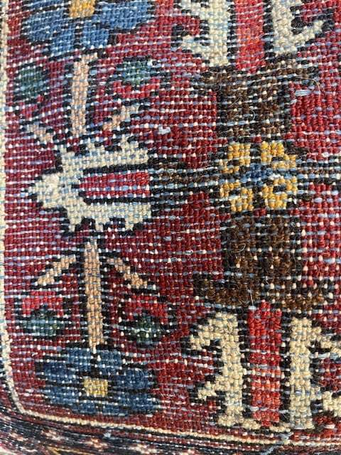 Antique Persian Garden Design Bakhtiari Rug-5205 - 12