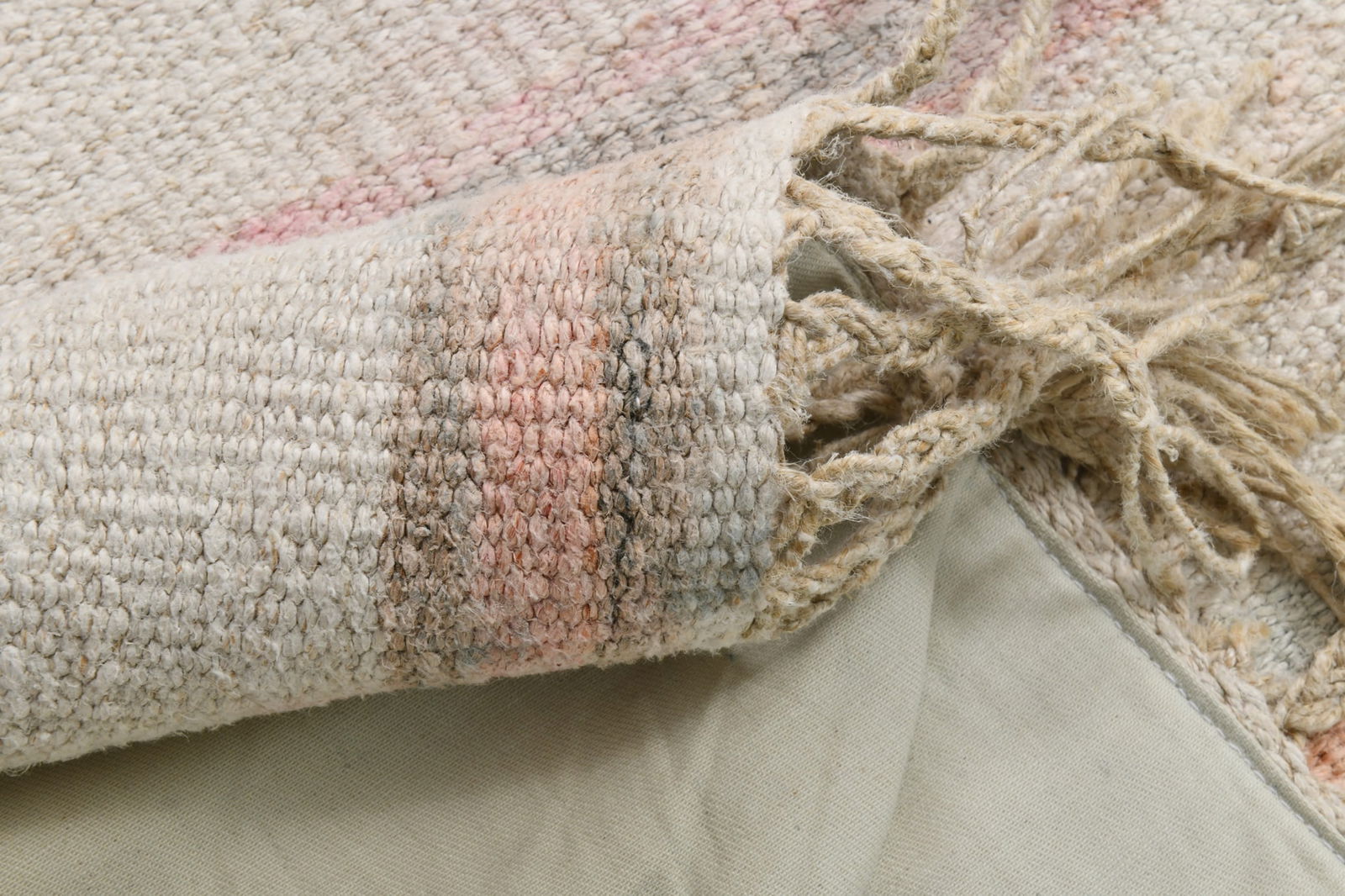 5'3'' x 9'8'' Turkish Vintage Hemp Rug - 53373 - 19