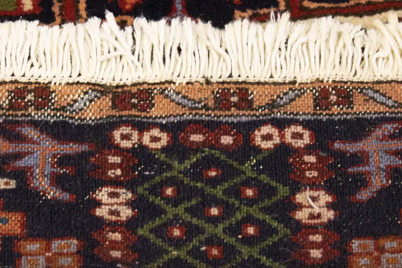 Cream 5X7 Geometric Tribal Vintage Oriental Persian Rug - 17