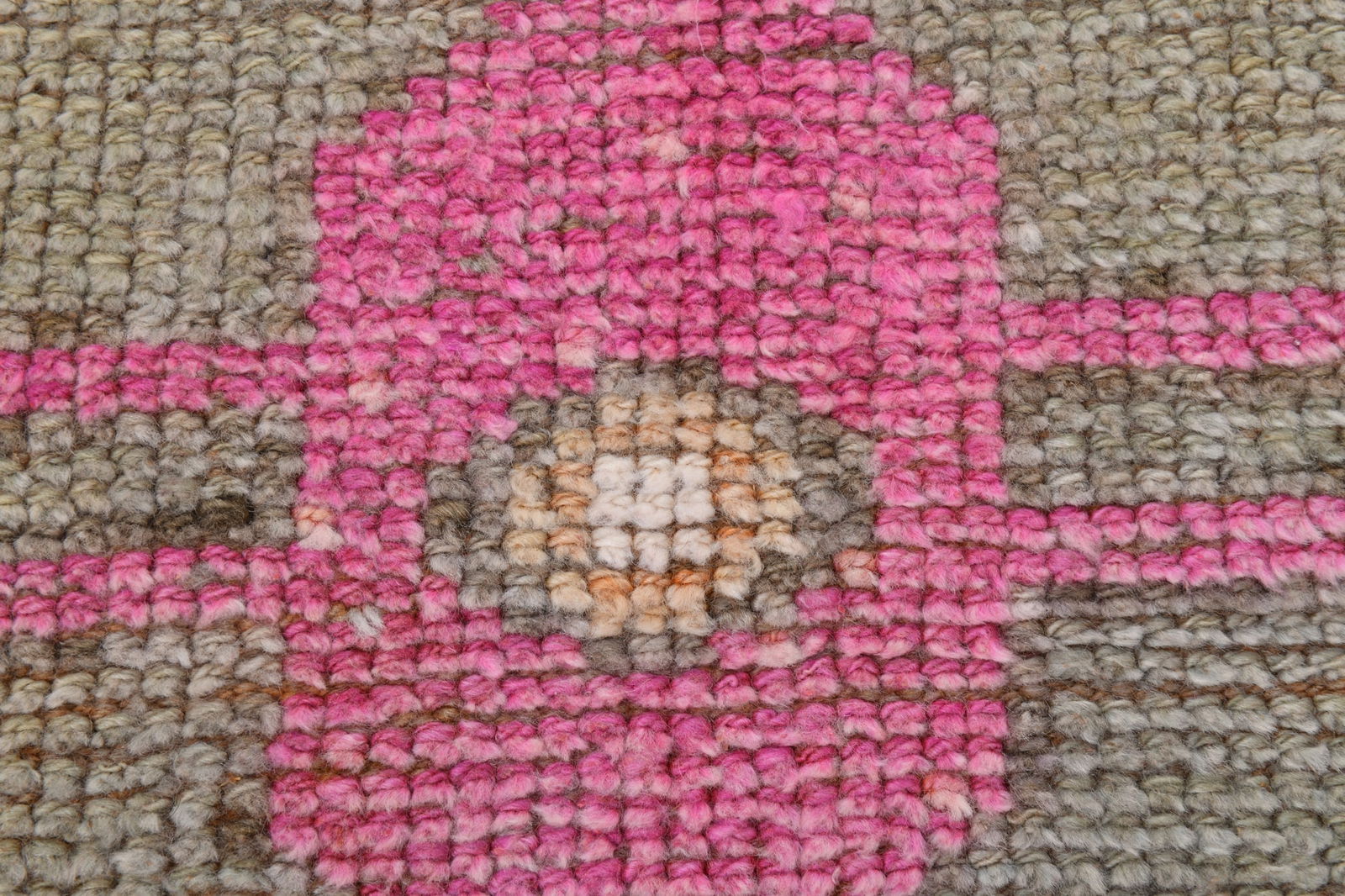 2'10'' x 10'4'' Handmade Vintage Wool Rug - 18107 - 10