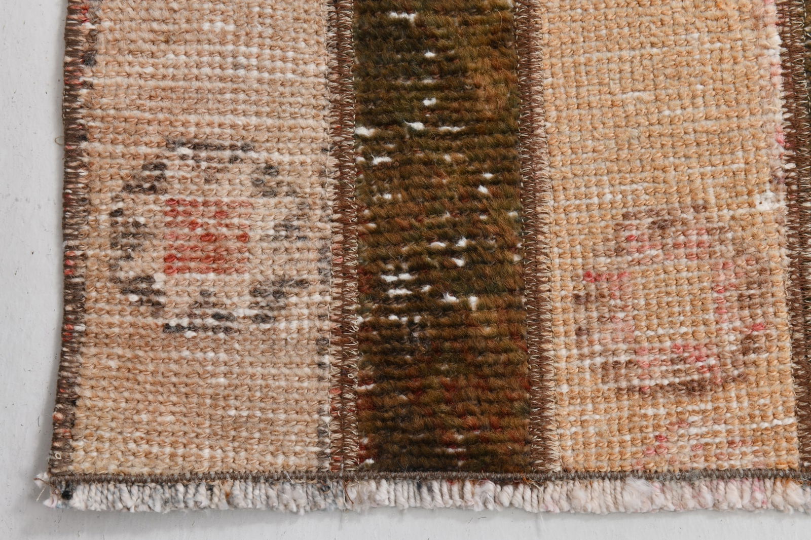 1'10'' x 8'8'' Handmade Vintage Wool Rug - 21417 - 15