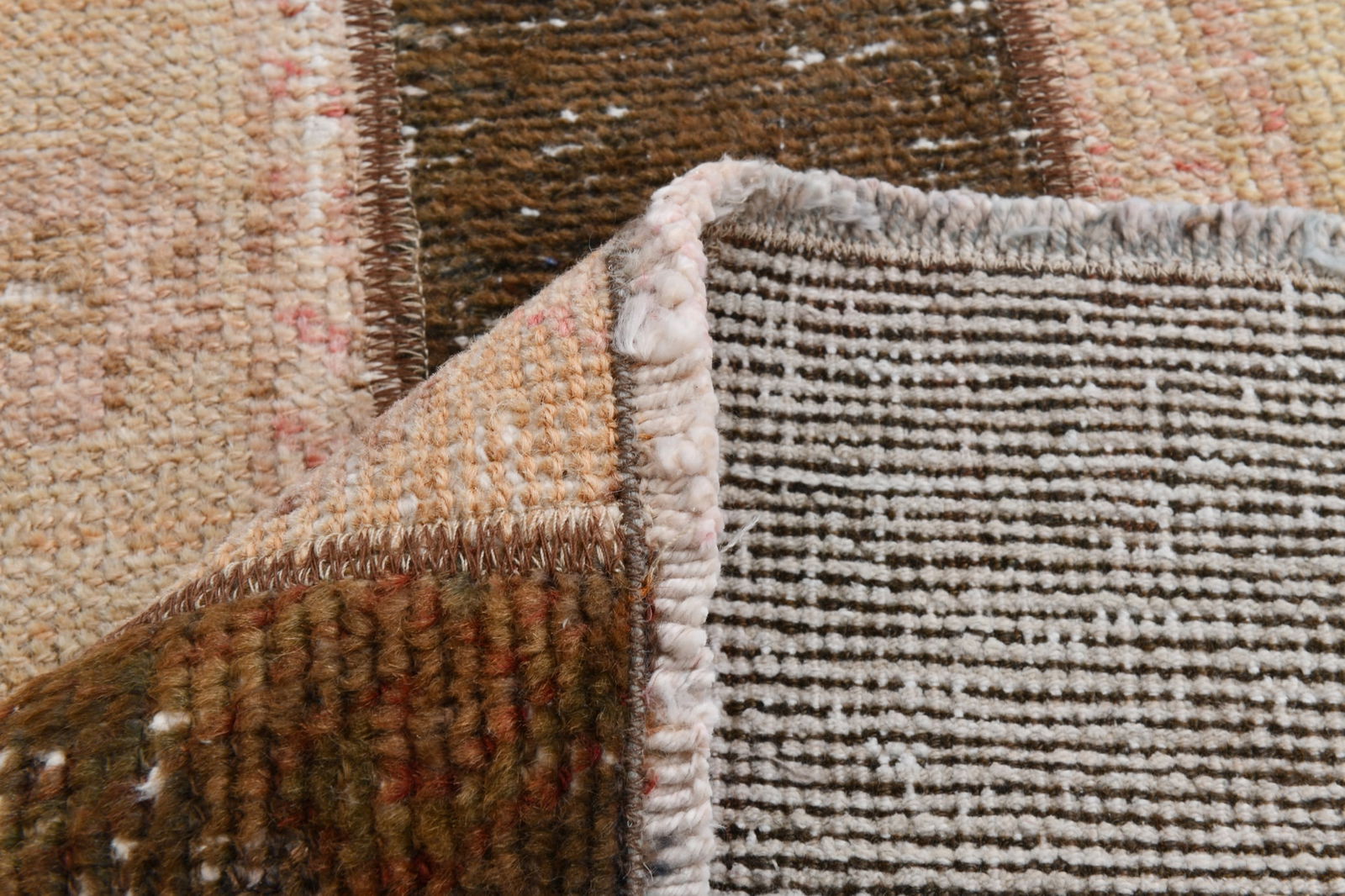 1'10'' x 8'8'' Handmade Vintage Wool Rug - 21417 - 18