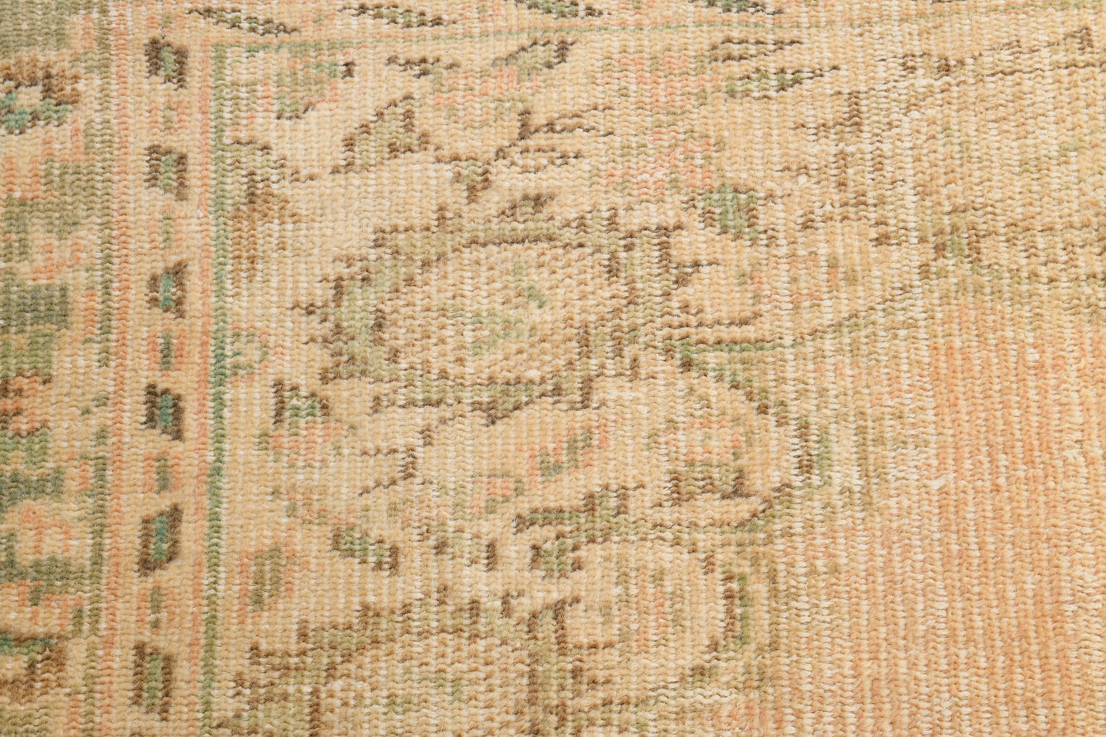 6'4'' x 8'6'' Handmade Vintage Wool Rug - 6488 - 11