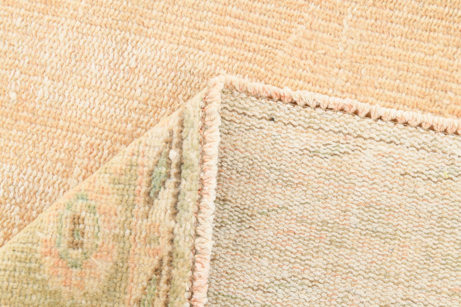 6'4'' x 8'6'' Handmade Vintage Wool Rug - 6488 - 17