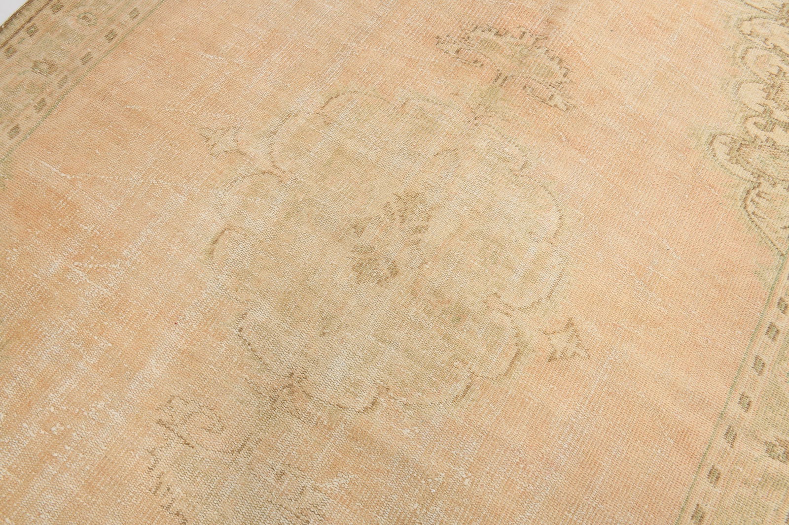 6'4'' x 8'6'' Handmade Vintage Wool Rug - 6488 - 9