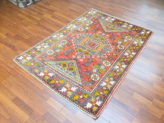Vintage Turkish Bergama Rug- 1933 - 3
