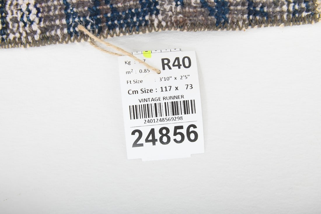 2'4'' x 3'10'' Turkish Vintage Runner Rug - 24856 - 17